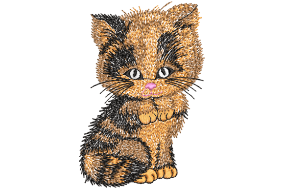 Cute Cat Machine Embroidery Design Review