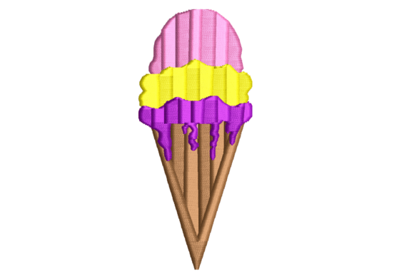 Cute Ice Cream Embroidery Design Review
