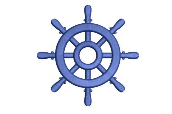 Nautical Ship Wheel Embroidery Design Review