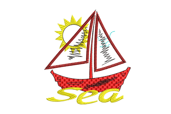 Sea Boat Embroidery Design Review for Boutiques