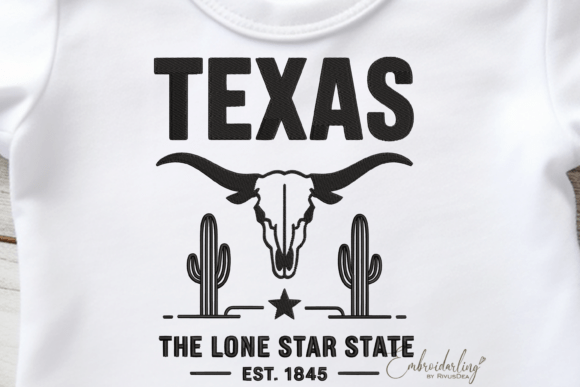 Texas USA State Embroidery Design File Review
