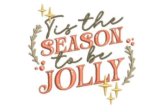 Tis the Season to Be Jolly, Christmas Embroidery Review