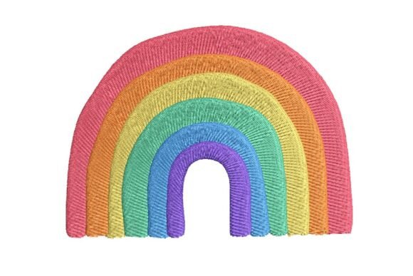Vibrant Classic Rainbow Embroidery Design Review
